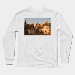 A third group of small stupa at Phra Chedi Rai in Wat Pho in Bangkok Long Sleeve T-Shirt